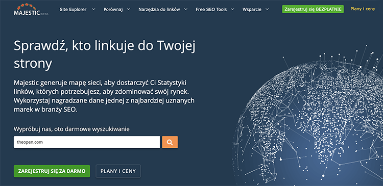 Majestic SEO - w jaki sposób wykorzystać go do analizy profilu linków?