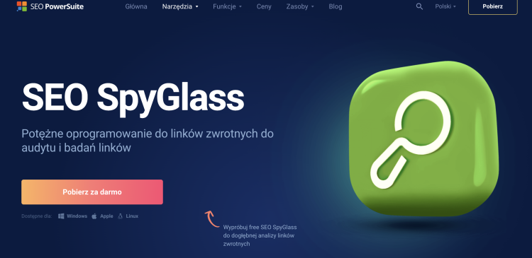 Do czego służy narzędzie SEO SpyGlass?