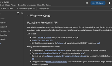 Google Colab - przyszłość programowania w Python z mocą obliczeniową od Google