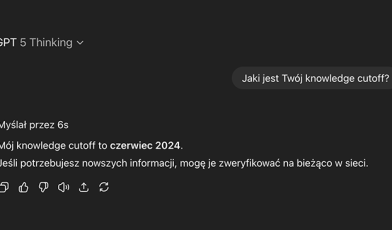 Knowledge cutoff w modelach językowych (LLM) - czym jest i na czym polega?