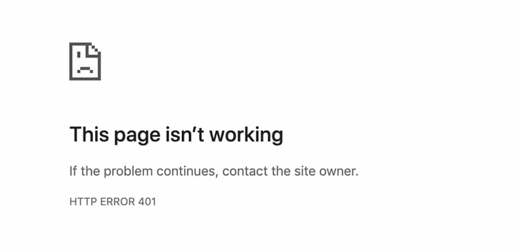 Błąd 401 Unauthorized - co to jest i jak go naprawić?