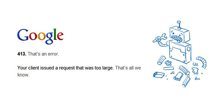 Błąd 413 (Payload Too Large) - co to jest i jak go naprawić?