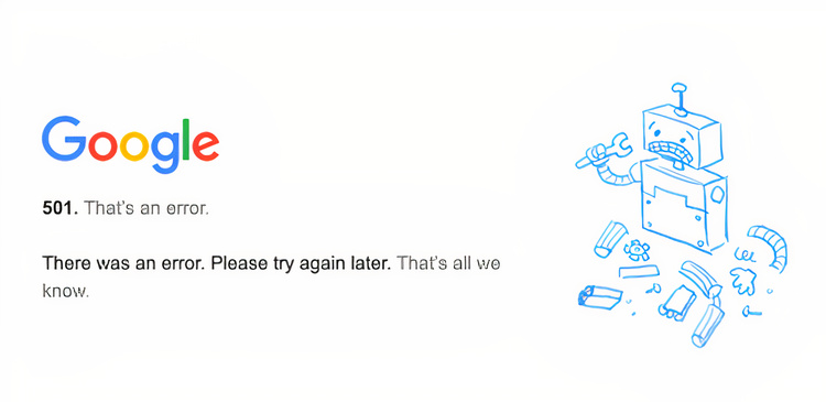 Błąd 501 (Not Implemented) - co to jest i jak go naprawić?