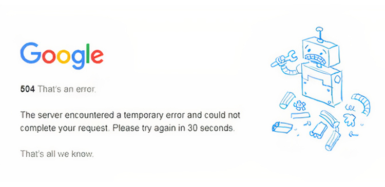 Błąd 504 (Gateway Timeout) - co to jest i jak go naprawić?
