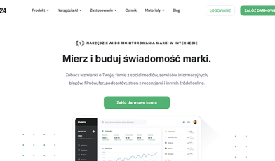 Brand24 - kompleksowy monitoring internetu i mediów społecznościowych