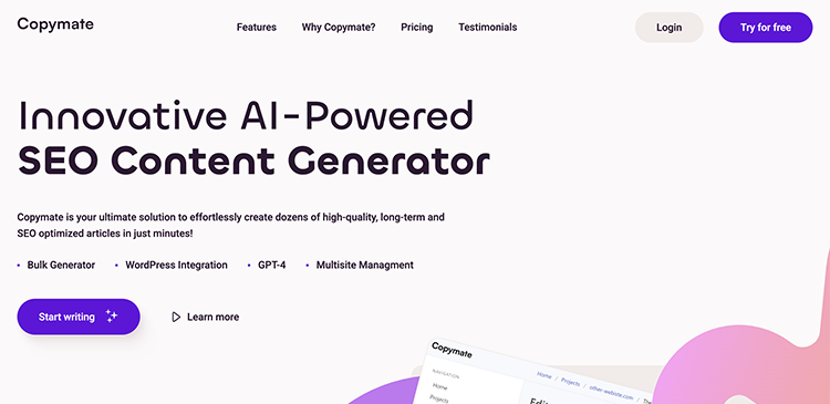 Copymate AI - W jaki sposób to narzędzie wspiera SEO?