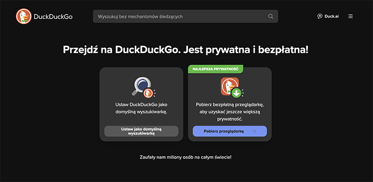 DuckDuckGo - Przewodnik po wyszukiwarce dbającej o Twoją prywatność