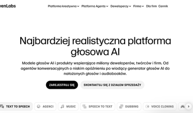 ElevenLabs - czym jest i co oferuje? Przewodnik po syntezie mowy AI