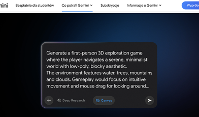 Gemini Canvas - co to? Przewodnik po środowisku od Google