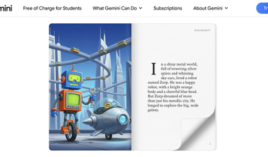 Gemini Storybook - co to? Odkrywamy generator opowieści AI