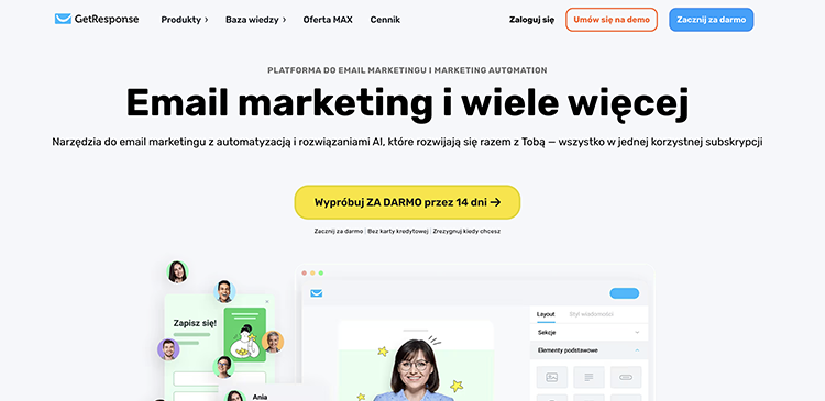 GetResponse - Przewodnik po platformie marketingowej dla Twojej firmy