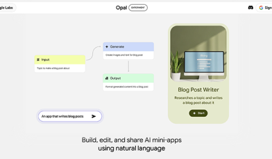 Google Opal - co to? Rewolucja no-code AI z Google Labs, która zmienia tworzenie aplikacji