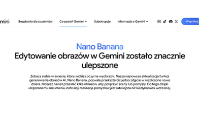 Nano Banana - co to jest i co oferuje nowy model AI od Google DeepMind?