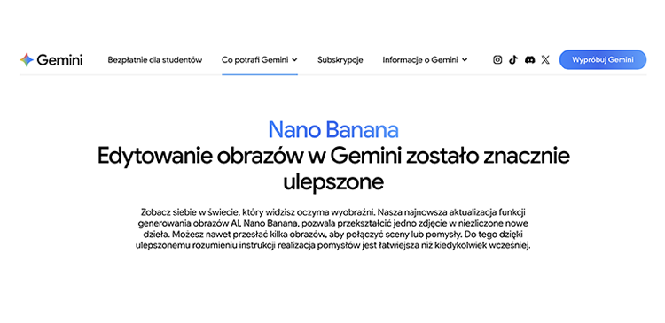 Nano Banana - co to jest i co oferuje nowy model AI od Google DeepMind?