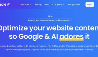 NeuronWriter - kompleksowe narzędzie SEO dla optymalizacji treści