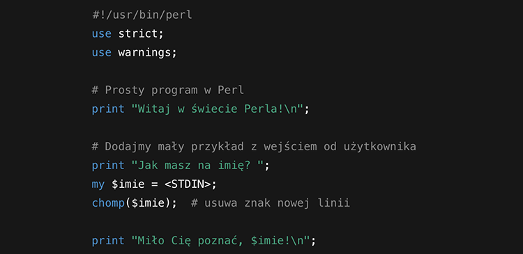 Perl - co to za język programowania i czy warto się go uczyć?