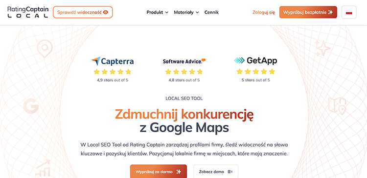 Rating Captain - Twoje centrum zarządzania opiniami klientów i budowania marki online