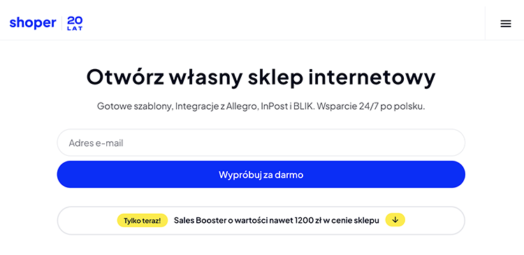 Shoper - jak założyć własny sklep internetowy?