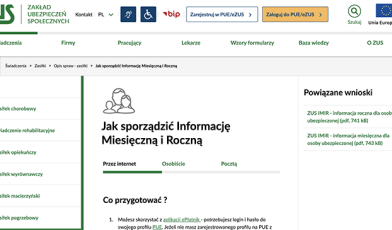 ZUS IMIR - co to? Przewodnik po składkach ubezpieczeniowych