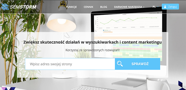 SEMSTORM - co to za narzędzie? Poznaj centrum SEO i marketingu treści w jednym miejscu!