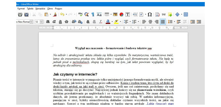 Formatowanie tekstu - co to jest i jak sprawić, aby treść dokumentów była czytelna? Przewodnik