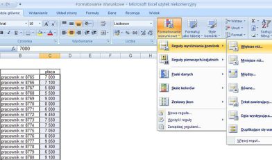 Formatowanie warunkowe - jak szybko analizować dane w Excelu i Google Sheets? Poradnik